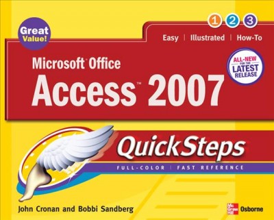 Microsoft Office Access 2007 QuickSteps [electronic resource] / John Cronan, Bobbi Sandberg.