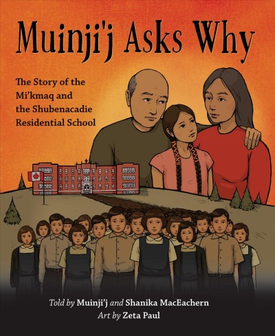 Muinji'j asks why : the story of the Mi'kmaq and the Shubenacadie Residential School / told by Muinji'j & Shanika MacEachern ; illustrated by Zeta Paul.